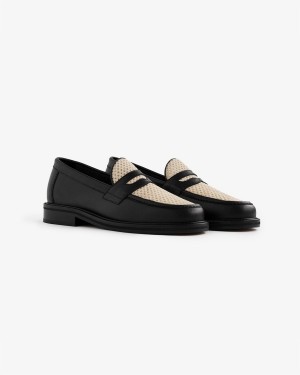 Black Aime Leon Dore Ald Taverna Women's Loafers | NYRDQ2137