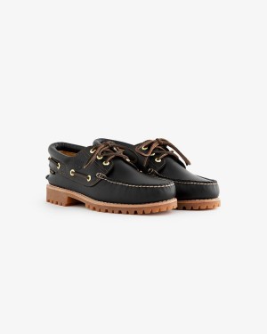 Black Aime Leon Dore Ald / Timberland 3-Eye Lug Women's Shoes | RUDZH9612