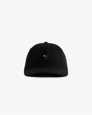 Black Aime Leon Dore Brushed Crest Unisex Hats | ETFYO9260