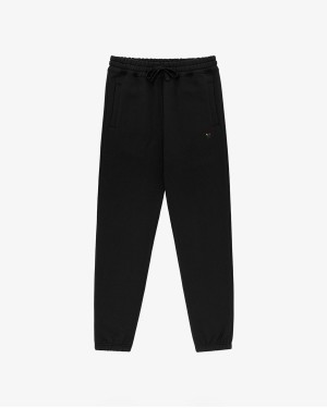 Black Aime Leon Dore Crest Men's Sweatpants | EDPOA7649