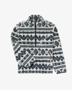 Black Aime Leon Dore Printed Fleece Men's Pullover | GRZYA6321