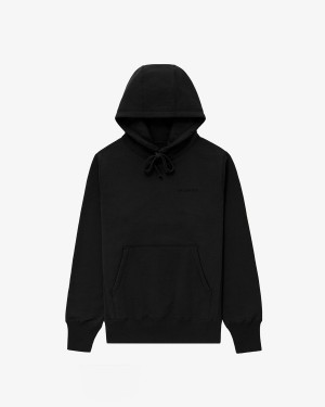 Black Aime Leon Dore Tonal Logo Women's Hoodie | UMDPV3098