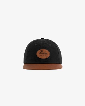 Black Aime Leon Dore Waxed Country Men's Hats | TDRQN9340