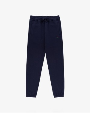 Blue Aime Leon Dore Crest Men's Sweatpants | YEQLJ6140