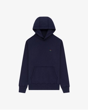 Blue Aime Leon Dore Crest Women's Hoodie | CZNYQ4986