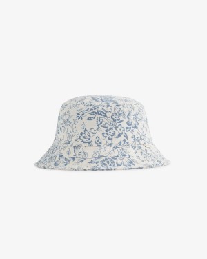 Blue Camo Aime Leon Dore Printed Bucket Unisex Hats | ENSMH1485