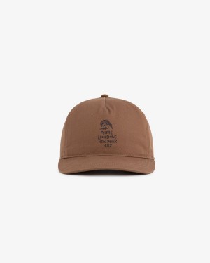 Brown Aime Leon Dore Form Logo Men's Hats | SCJMA1598