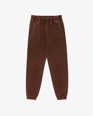 Brown Aime Leon Dore Garment Dyed Uniform Men's Sweatpants | LEFXB0138