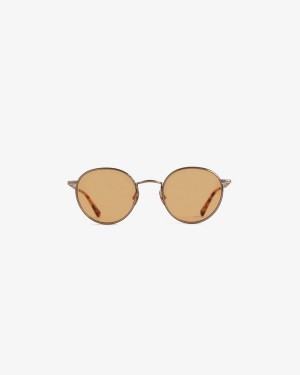 Gold Aime Leon Dore Coppola Unisex Sunglasses | OYMVT8065