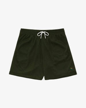 Green Aime Leon Dore Crest Gym Men's Short | KZXEC6912