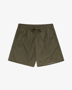 Green Aime Leon Dore Foulard Swim Men's Short | ITUMN7986