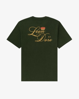 Green Aime Leon Dore Leon Dore Unisex Shirts | YLHZI4803