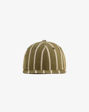 Green Aime Leon Dore Striped Crusher Unisex Hats | PQIXK2305