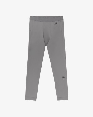 Grey Aime Leon Dore Ald / New Balance Compression Tights Men's Pants | YKEGI6529