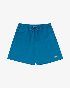 Navy Blue Aime Leon Dore Unisphere Nylon Men's Short | CBXYT6958