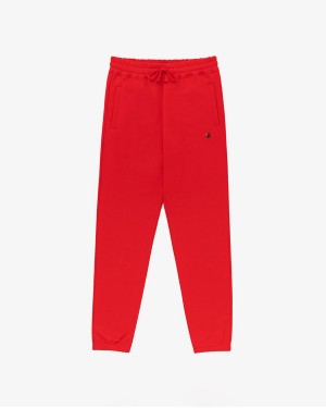 Red Aime Leon Dore Crest Men's Sweatpants | CJBKU2645