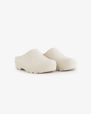 White Aime Leon Dore Ald Garden Unisex Mules | TVKHG2437