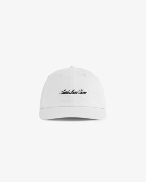 White Aime Leon Dore Camp Unisex Hats | UKXMG2689