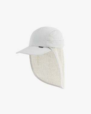 White Aime Leon Dore Caped Jungle Men's Hats | YLXOH7485