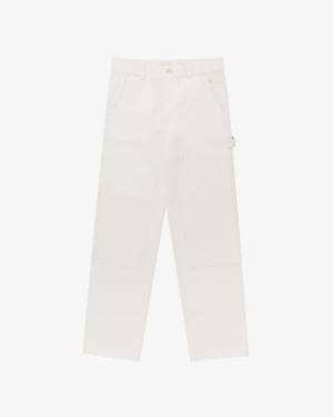 White Aime Leon Dore Carpenter Women's Pants | QVREP8531