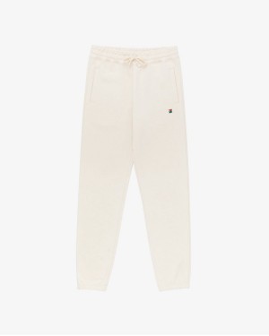 White Aime Leon Dore Crest Men's Sweatpants | FEQHO9851