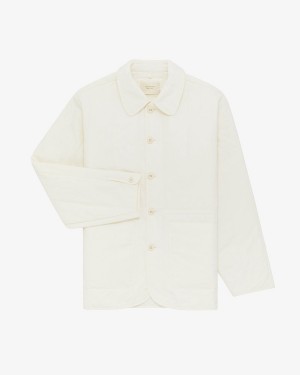 White Aime Leon Dore Lightweight Filled Men's Jackets | ZRXFD8146