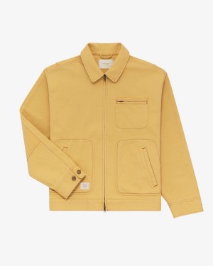 Yellow Aime Leon Dore Trapunto Workwear Men's Jackets | KESYO9768