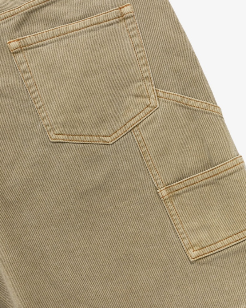 Beige Aime Leon Dore Garment Dyed Denim Men's Short | HDOXN6487