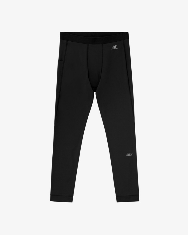 Black Aime Leon Dore Ald / New Balance Compression Tights Men\'s Pants | DFGKC9807