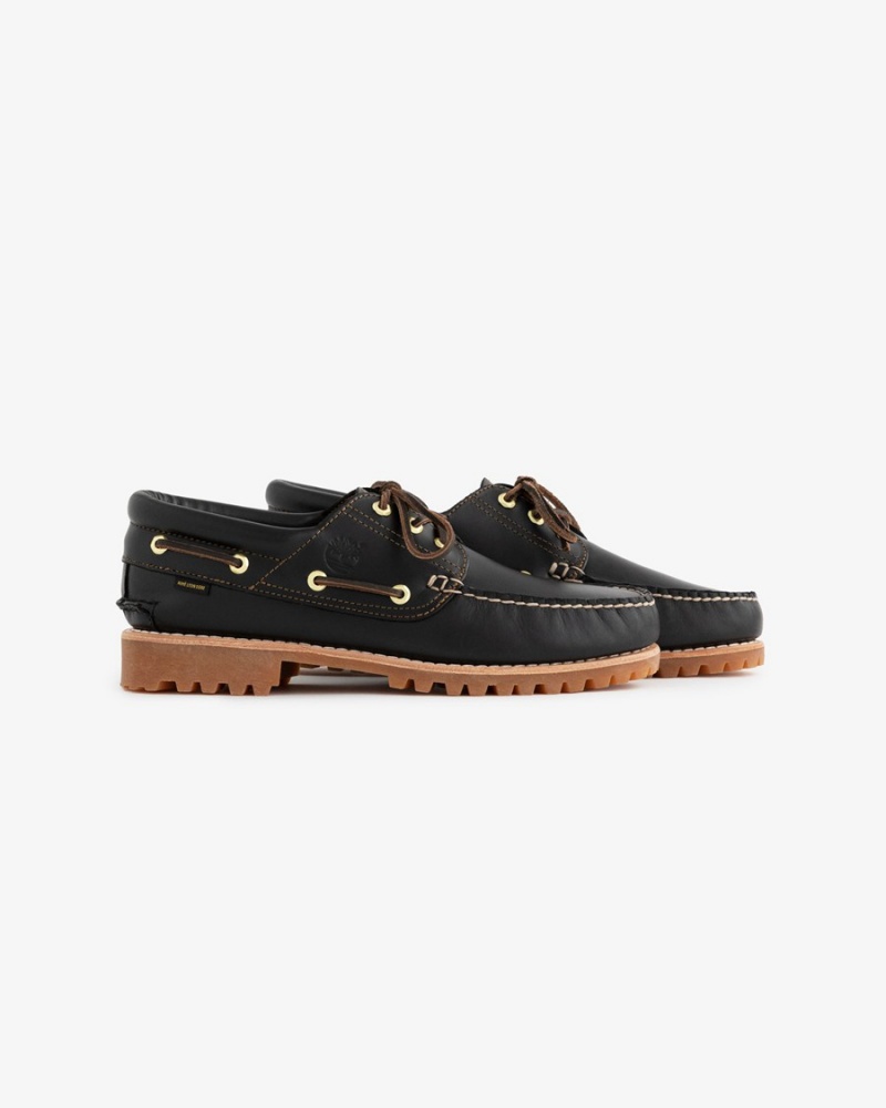 Black Aime Leon Dore Ald / Timberland 3-Eye Lug Women's Shoes | RUDZH9612