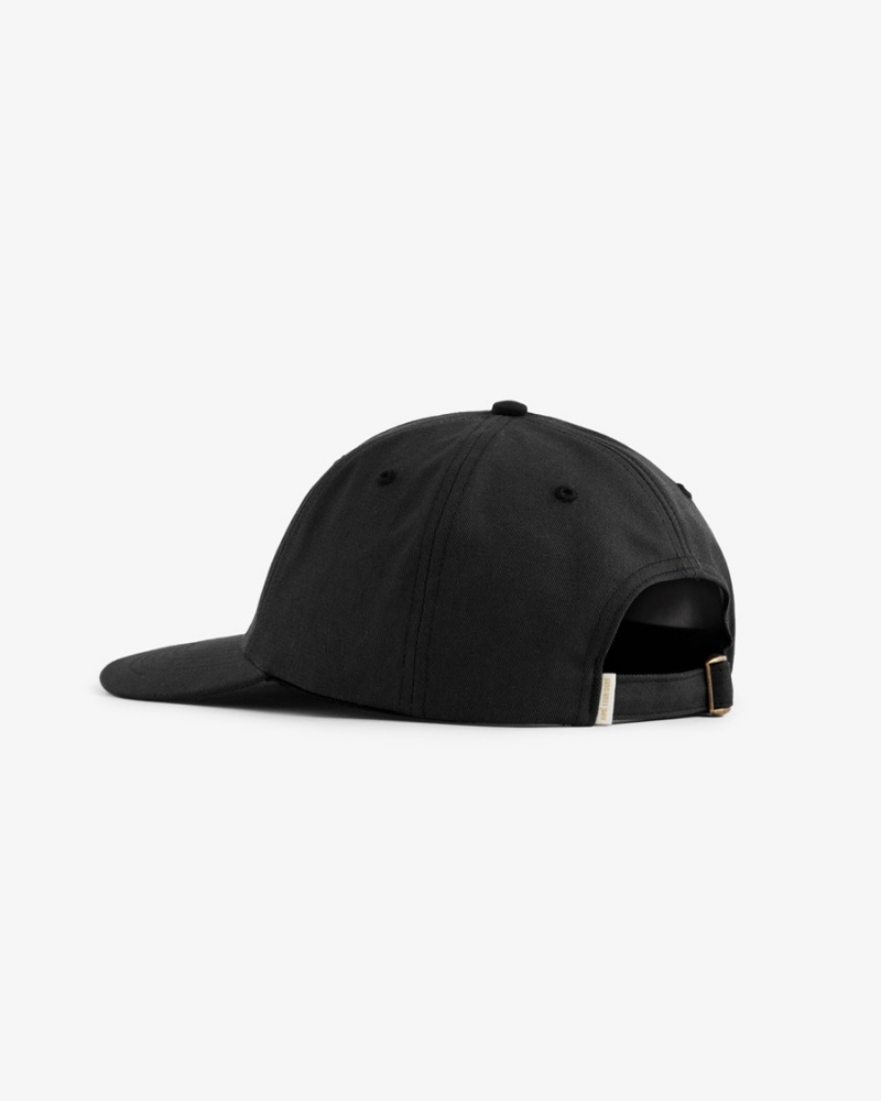 Black Aime Leon Dore Cotton Logo Unisex Hats | XYUJE2178