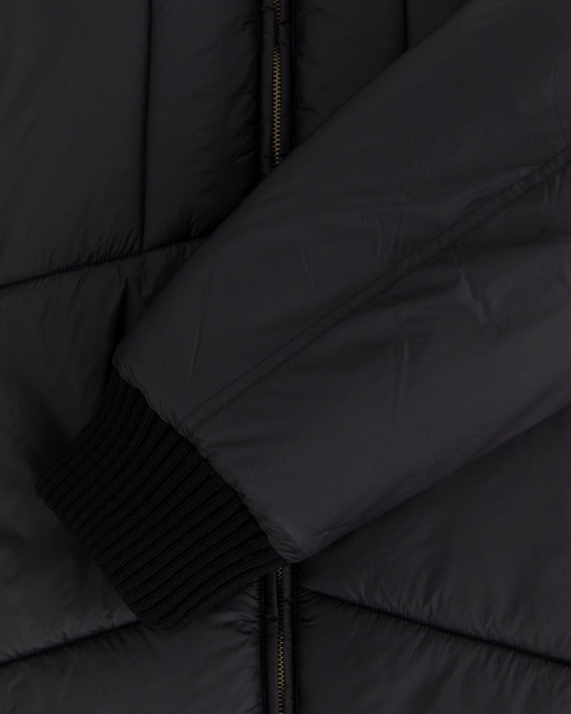 Black Aime Leon Dore Quilted Bomber Men's Jackets | TJOHV6173