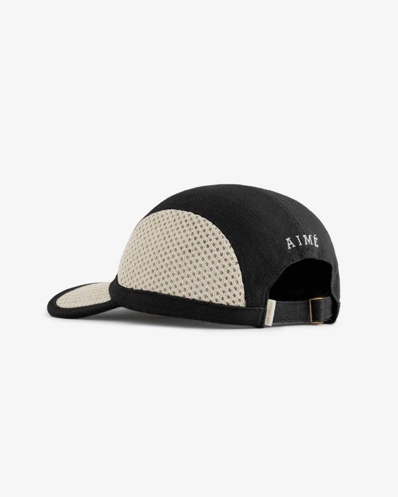 Black Aime Leon Dore Raffia Unisex Hats | BHQIG2639