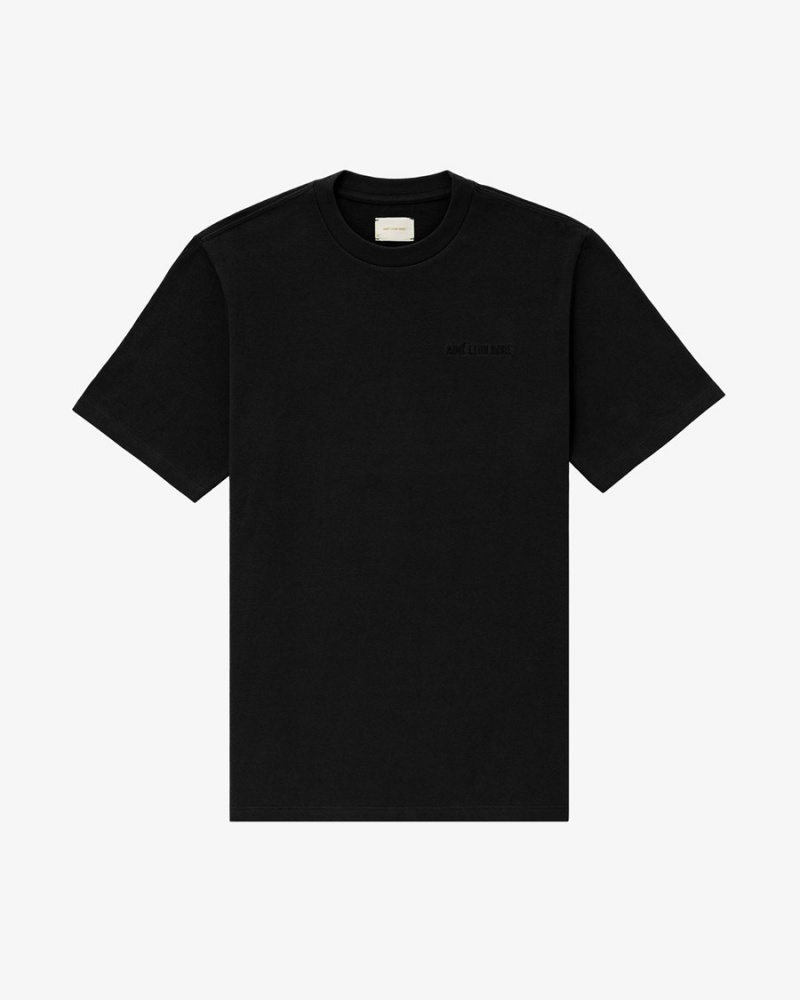 Black Aime Leon Dore Tonal Logo Unisex Shirts | KLGVX7402