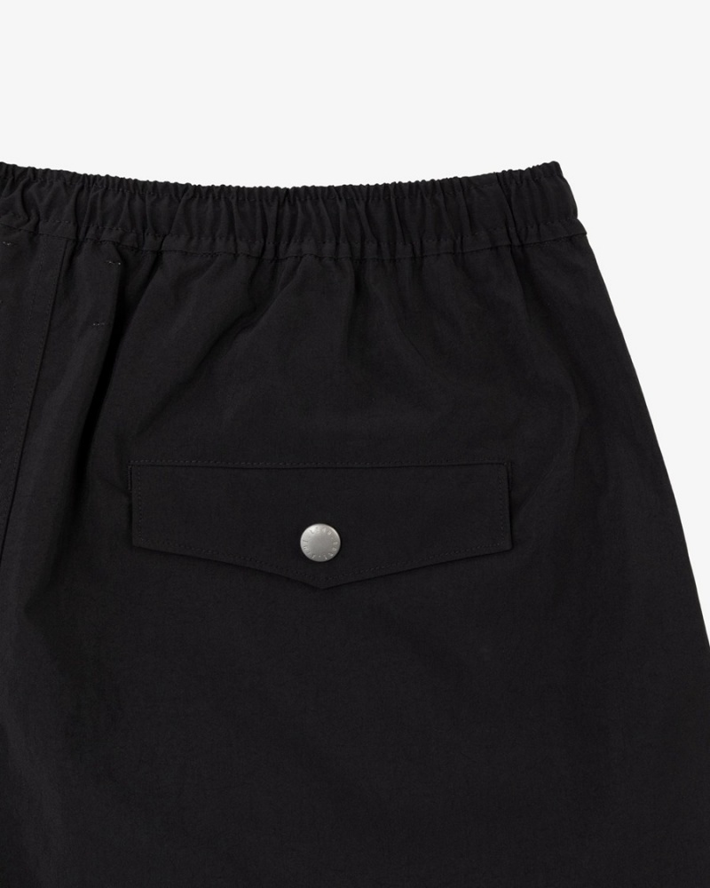 Black Aime Leon Dore Unisphere Nylon Men's Short | PXUGY8302