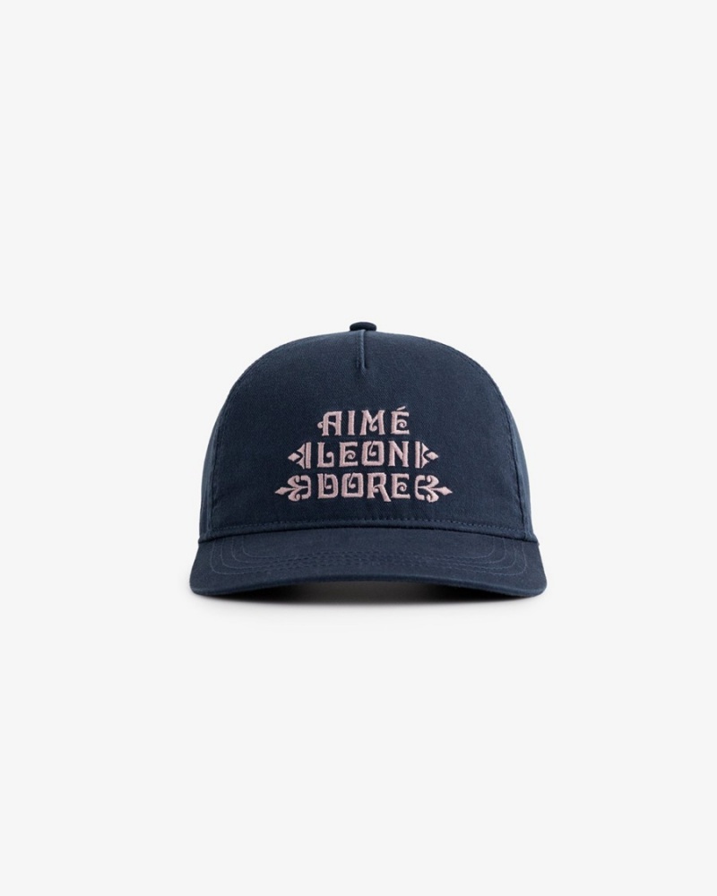 Blue Aime Leon Dore Fleur Logo Unisex Hats | BWUSC3645