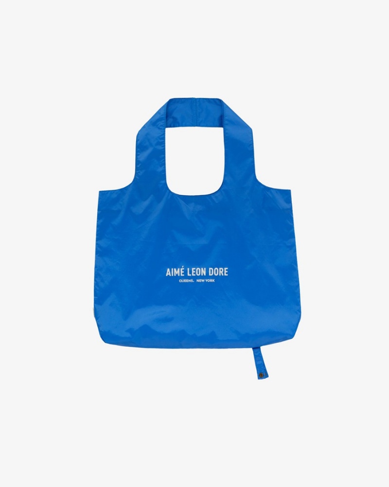 Blue Aime Leon Dore Packable Logo Unisex Tote Bags | MOADU8401