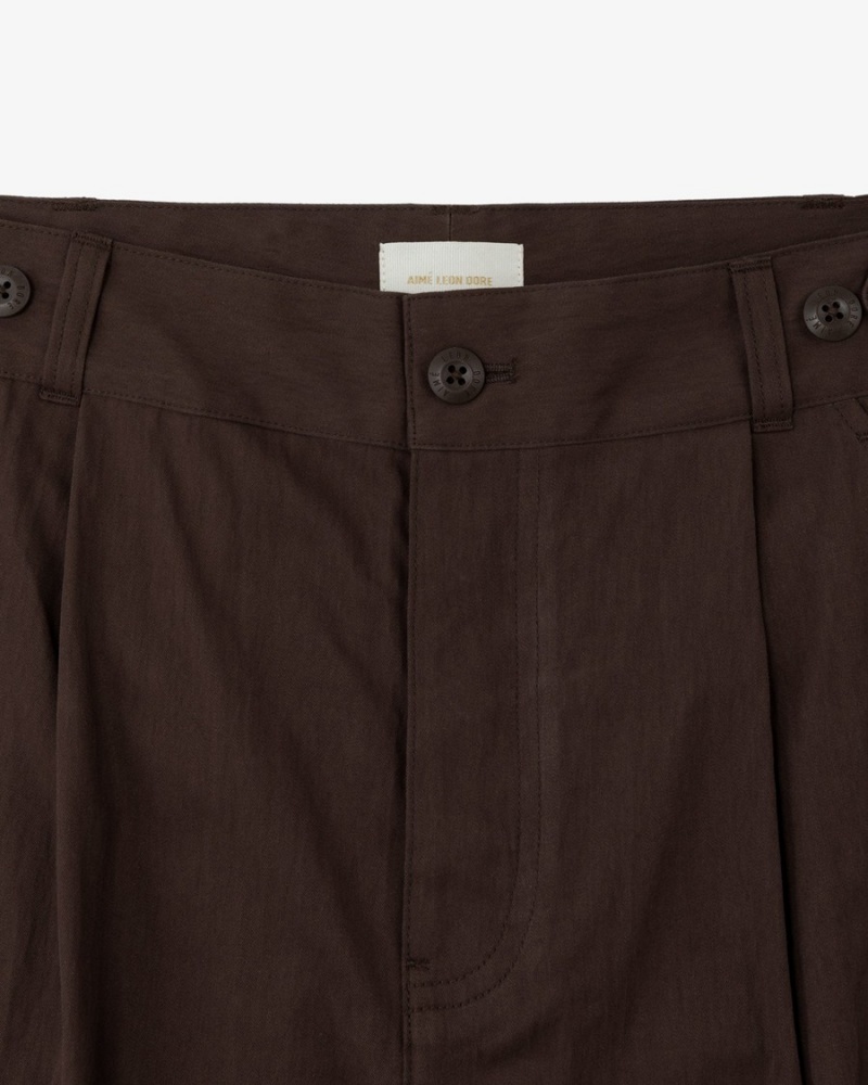 Brown Aime Leon Dore Cargo Women's Pants | HTKJQ3509