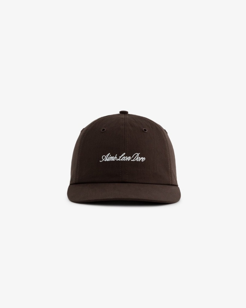 Brown Aime Leon Dore Script Sport Unisex Hats | FJHWQ9857