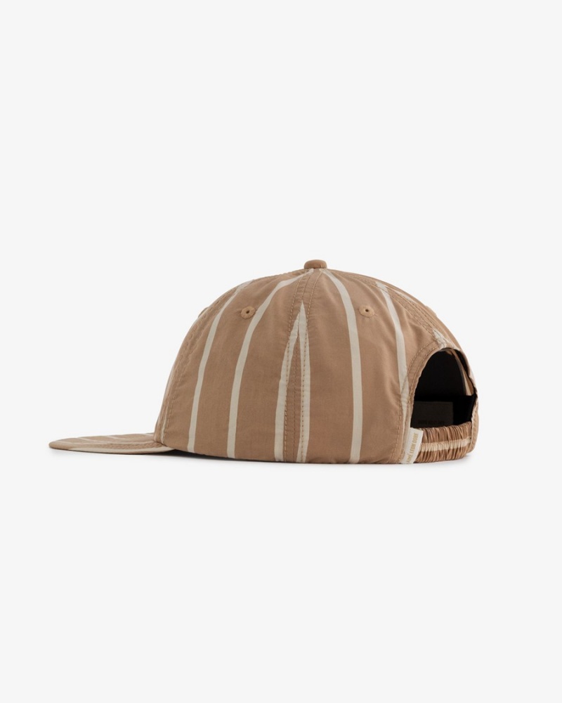 Brown Aime Leon Dore Striped Crusher Unisex Hats | VYLCU9627