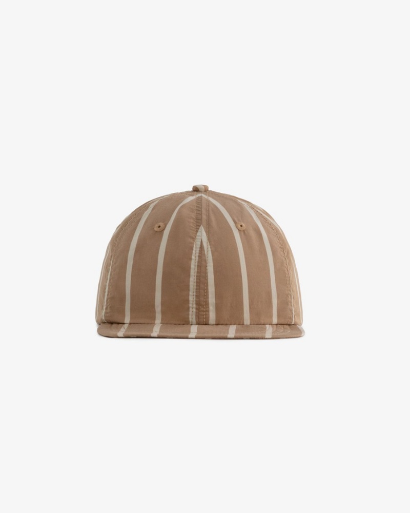 Brown Aime Leon Dore Striped Crusher Unisex Hats | VYLCU9627