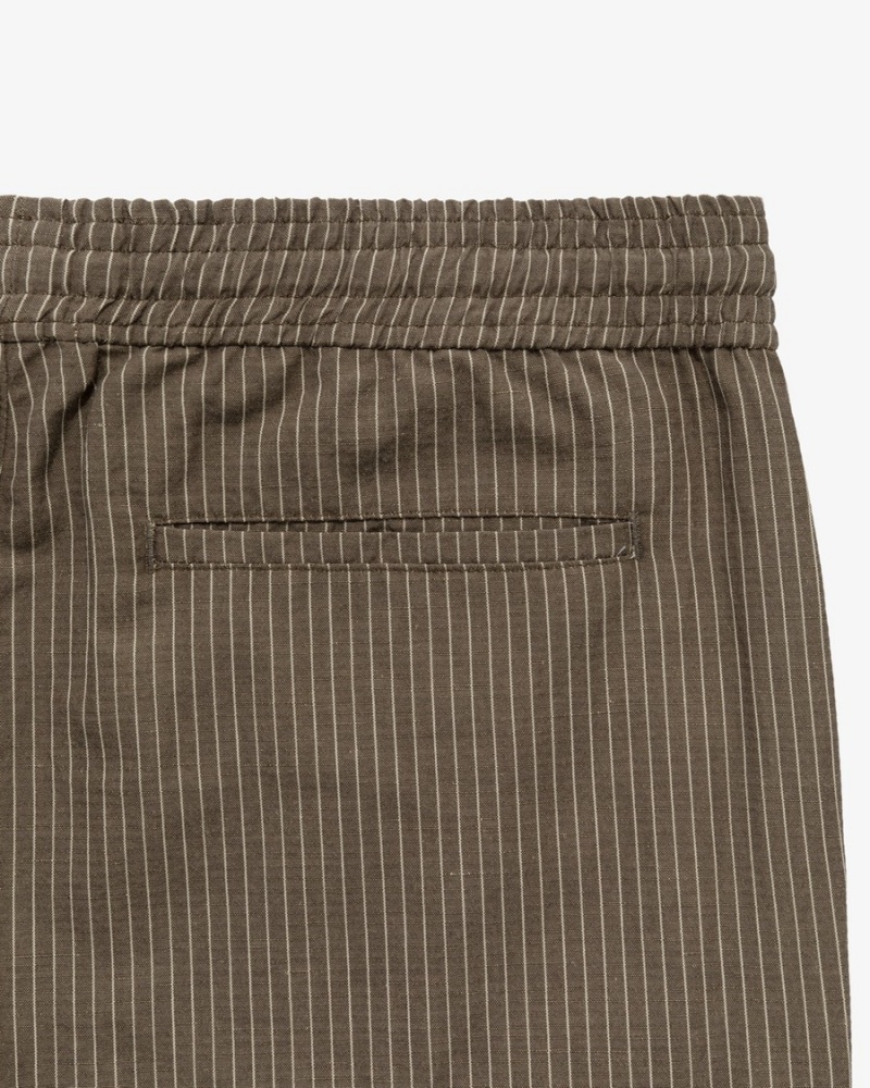 Brown Aime Leon Dore Striped Drawstring Men's Pants | RKGVW3478