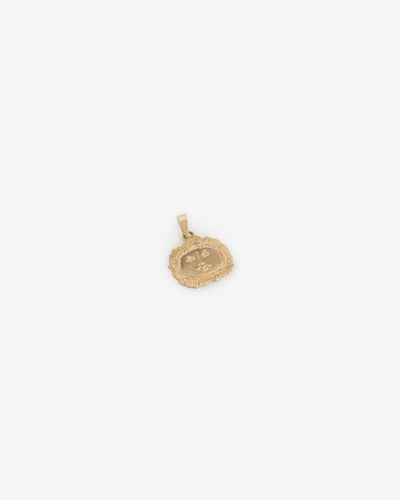 Gold Aime Leon Dore 14kt Gold Unisex Pendants | OYFHC5396