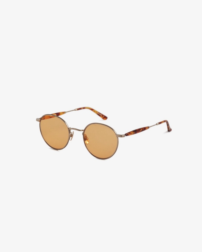 Gold Aime Leon Dore Coppola Unisex Sunglasses | OYMVT8065