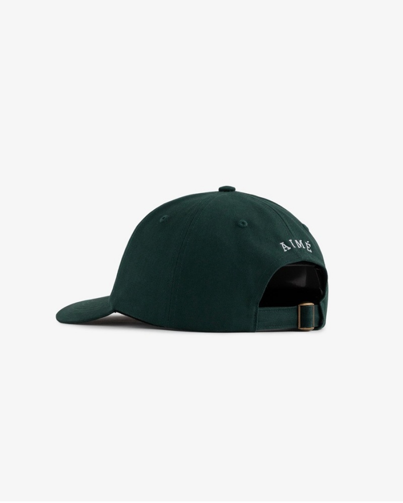 Green Aime Leon Dore Brushed Crest Unisex Hats | JGXUM3049