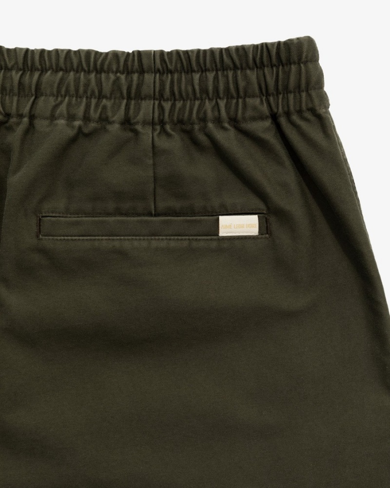 Green Aime Leon Dore Drawstring Chino Men's Short | ZRATP4623