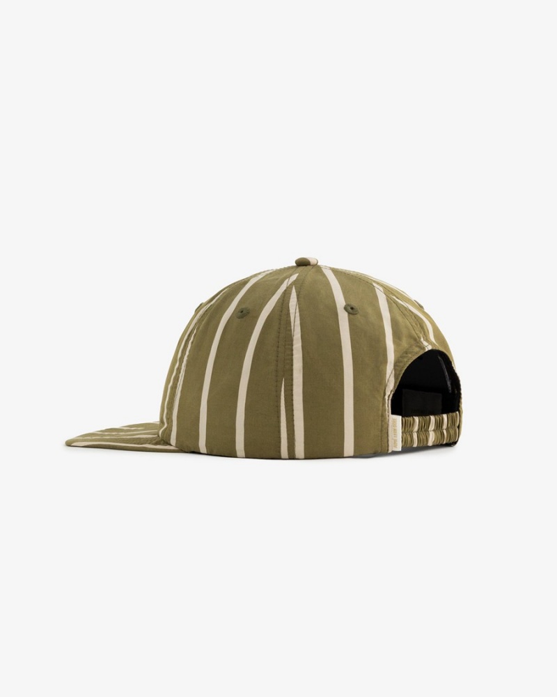 Green Aime Leon Dore Striped Crusher Unisex Hats | PQIXK2305