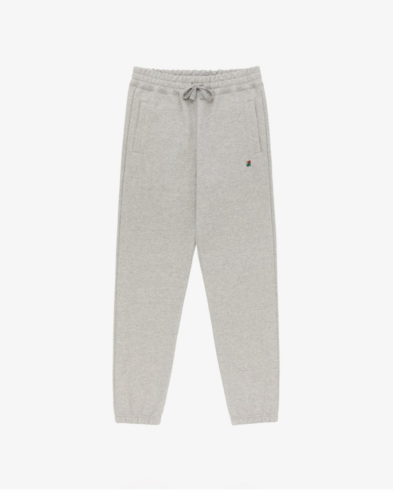 Grey Aime Leon Dore Crest Men\'s Sweatpants | TZQIE7360