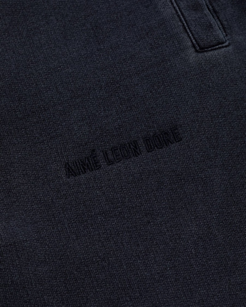 Indigo Aime Leon Dore Garment Dyed Uniform Men's Sweatpants | NBEZR6917