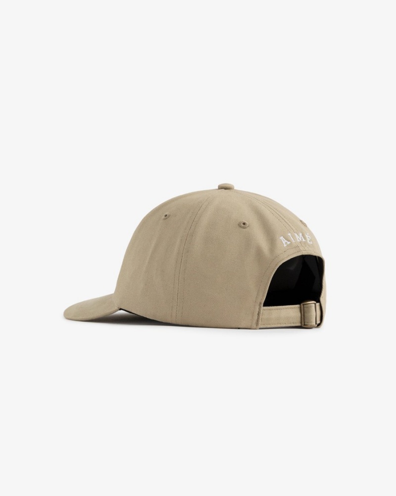 Khaki Aime Leon Dore Brushed Crest Unisex Hats | FWYMP7536